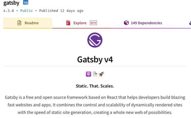 Gatsby v4がリリース!