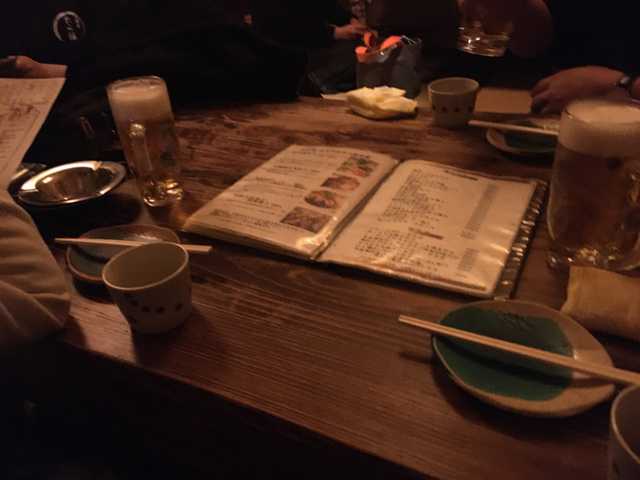 去年は日本に帰った時、やっと念願のお酒一緒に飲む事もできました