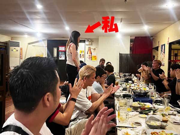 セブ IT 飲み会歓談の様子