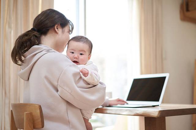 子供の病気の時、在宅勤務ができる