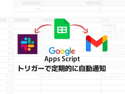 【GAS】スプシの更新内容をトリガーで定期的に自動で通知（メールとSlack） のサムネイル